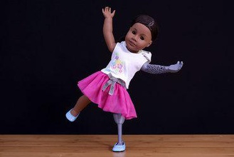 diy custom american girl doll prosthetics toys 3d print model - Mito3D
