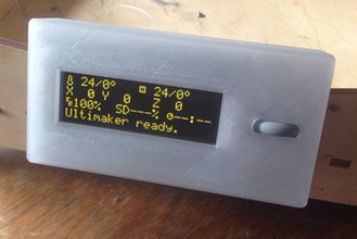 diy ultipanel oled-display 3d-Drucker-Teile-Verbesserungen oled panel ulticontroller hack persönlichen 3d print model - Mito3D