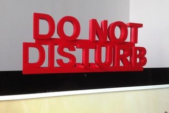 dnd sign monitor other do not disturb 3d print model - Mito3D