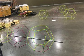 dodecahedron bağlayıcılar sanat 3d print model - Mito3D