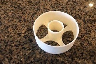 donut doe cutter openscad cooking gadget 3d print model - Mito3D