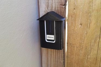 doorbell holder your home box house 3d print model - Mito3D