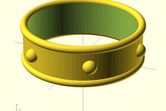 dorian gray ring jewelry 3d print model - Mito3D