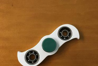 doble fidget spinner de diseño gadget los juguetes tinkertoys art 3d print model - Mito3D