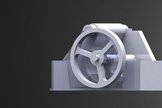 double-toggle jaw crusher model 3d-Drucker-Teile-Verbesserungen 3d print model - Mito3D