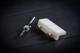 espiga de plantilla su casa empernado jig madera la carpintería herramienta 3d print model - Mito3D