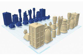 dr xadrez Impressora 3d de peças acessórios drque 3d print model - Mito3D