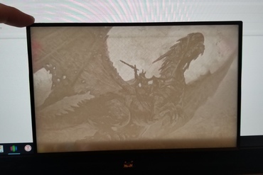 dragón lithophane - caja única de la asamblea art 3D print model - Mito3D