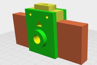 la guía de broca barril nueces fabricante bricolaje 3d print model - Mito3D
