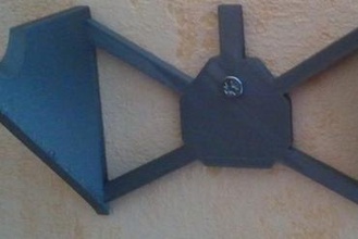 drone percha su casa colgador parrot hecho ar quad copter 3d print model - Mito3D