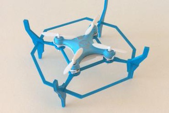 drone de protección cx-10 minidrone los juguetes drones el protector cx10 cx 10 las cuchillas la hélice palas 3d print model - Mito3D