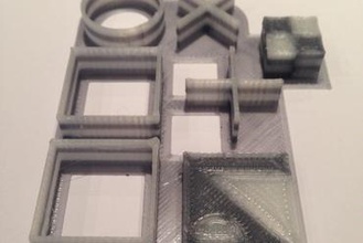 dual extruder test x350 3d printer parts enhancements extrusion 3d print model - Mito3D