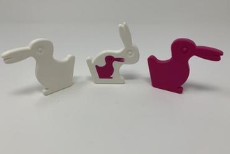 duckbunny i giocattoli anatra coniglietto ultimaker autodesk fusion 360 3d print model - Mito3D
