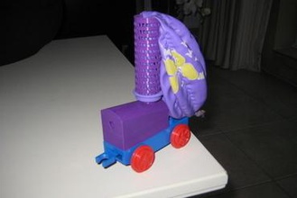 Çift ya da balon yarış arabası oyuncaklar araba 3d print model - Mito3D