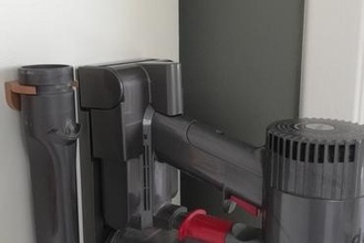 Dyson Düse Extruder Lager Clip Zuhause Haus Halter Unterstützung 3d print model - Mito3D