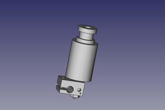 e3d hot end 3d printer parts enhancements hotend print paranoid freecad 3d print model - Mito3D