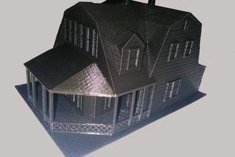 east coast house money box uns Ihre home Haus Geld-box 3d print model - Mito3D