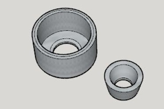 egyptian hookah ashtray fixation sleeve 3d printer parts enhancements 3d print model - Mito3D