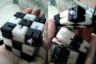 elastic cubes toys cube toy 3d print model - Mito3D