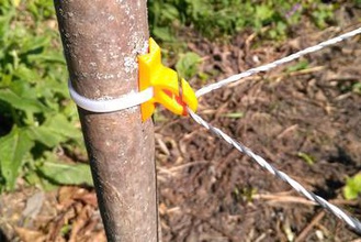 electric fence insulator maker diy freecad opensource garden open source 3d print model - Mito3D