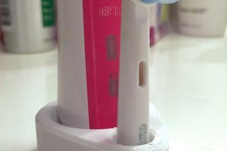 elektrische Zahnbürste-Halter Ihre home oralb elektrischen Zahnbürste stand Bad praktisch vereinfachend einfach 3d print model - Mito3D