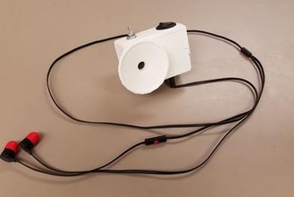 elektronisches Stethoskop gadget 3d print model - Mito3D