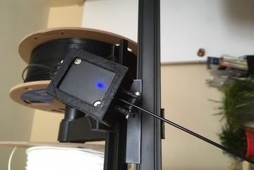 ender 3 filament end-switch update 2 rollers positions 3D printer parts and enhancements control switch slider filsment friction 3d print model - Mito3D