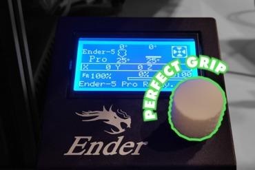 Ender 5 gekräuselt Knopf 3D Drucker Teile Verbesserungen 3d print model - Mito3D