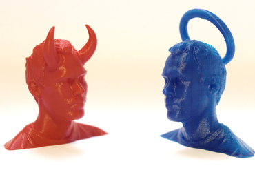 erik angel devil miniature testa 3D print model - Mito3D