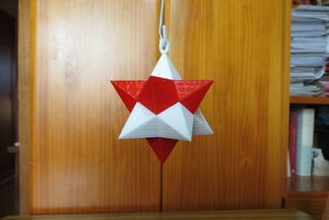 estrella dodeca a drica educação poliedros o dodecaedro navidad peque estrellado 3d print model - Mito3D