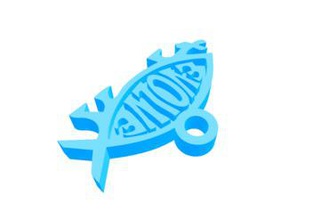 entwickeln gadget Fisch darwin 3d print model - Mito3D