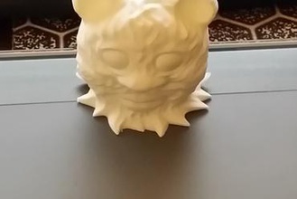 ewok cabeça sua casa 3d print model - Mito3D