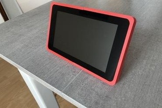 exadrums raspberry pi 3b + 7 touchscreen enclosure maker diy drums case 3d print model - Mito3D