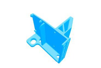 extrusionbot bracket left side other electrical parts 3d print model - Mito3D