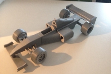 Formel-1-Auto - Spielzeug 3D print model - Mito3D