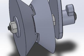 f26 um2 bearing spool guide upgrade 3d printer parts enhancements ultimaker 2 filament holder 3d print model - Mito3D