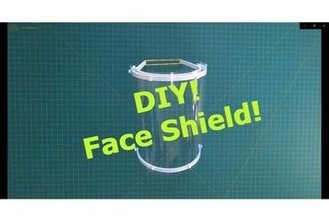 cara escudo criador faça mascarar proteção rosto 3d print model - Mito3D