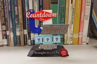 fallout 4 countdown sign toys nuka-cola 3d print model - Mito3D