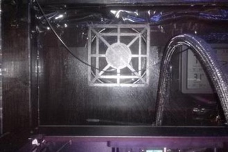 Lüfter-Abdeckung 3d-Drucker-Teile-Verbesserungen fan cover entwickelt saftey Reparatur fan-duct 3d print model - Mito3D