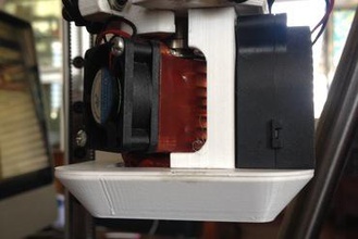 cubierta del ventilador de impresión refrigeración Impresora 3d piezas mejoras 3d print model - Mito3D