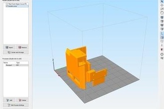 fdm nozzle cover 3D printer parts and enhancements holder organizer dual extrusion 3d print model - Mito3D