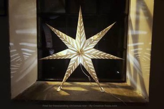 feet freestanding christmas star your home 3d print model - Mito3D