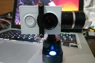 feiyu tech wearable gimbal xiaomi yi adapter frame gadget camera mount 3d print model - Mito3D