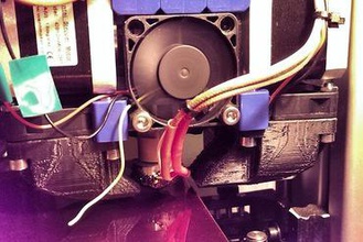 felix 30 dual fan si acaso Impresora 3d de piezas mejoras el ventilador la cubierta 3d print model - Mito3D