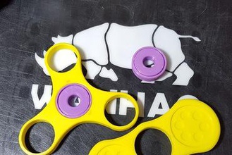 fidget spinner bearing toys toy stress relief 3d print model - Mito3D