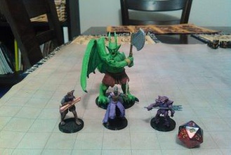 fiends hire miniatures yugoloth nycaloth mezzoloth ultroloth arcanaloth fox alien demon devil nine hells satan abyss demonic fiend tabletop gaming rpg roleplaying dungeons dragons & dnd d&d 3d print model - Mito3D