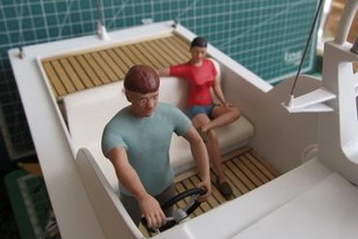 figures man woman miniatures rc model boat figure 3d print model - Mito3D
