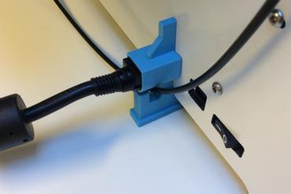 filamento guida Stampante 3d di parti miglioramenti alimentatore del materiale materialfeeder potenza la spina il supporto filamentguide tubo 3d print model - Mito3D