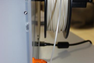 filament guide 3d printer parts enhancements ultimaker fillament 3d print model - Mito3D