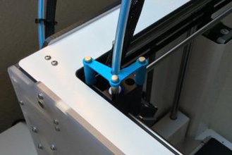 filament guide tube support 3d printer parts enhancements stabilizer ultimaker 2 ultimaker2 upgrade 3d print model - Mito3D
